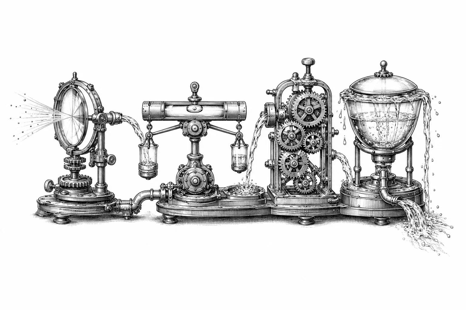 Water through the instruments of inquiry